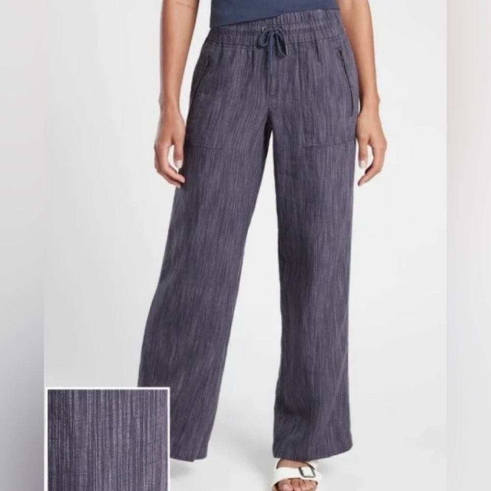 Athleta Cabo Linen Pants